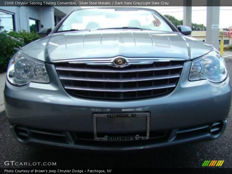 Silver Steel Metallic / Dark Slate Gray/Light Slate Gray 2008 Chrysler Sebring Touring Convertible