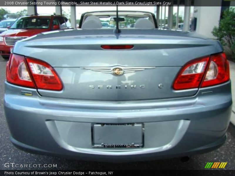Silver Steel Metallic / Dark Slate Gray/Light Slate Gray 2008 Chrysler Sebring Touring Convertible