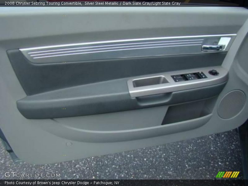 Silver Steel Metallic / Dark Slate Gray/Light Slate Gray 2008 Chrysler Sebring Touring Convertible