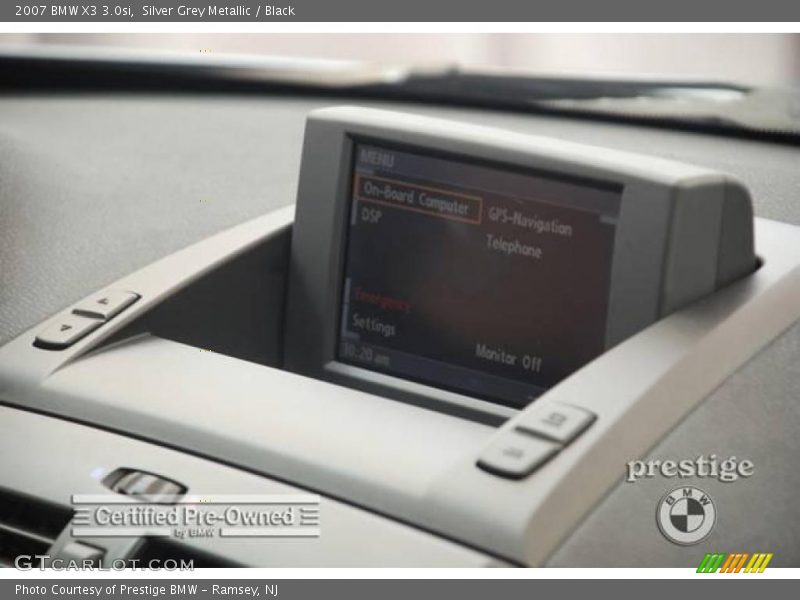 Silver Grey Metallic / Black 2007 BMW X3 3.0si