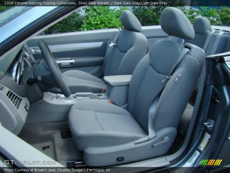 Silver Steel Metallic / Dark Slate Gray/Light Slate Gray 2008 Chrysler Sebring Touring Convertible
