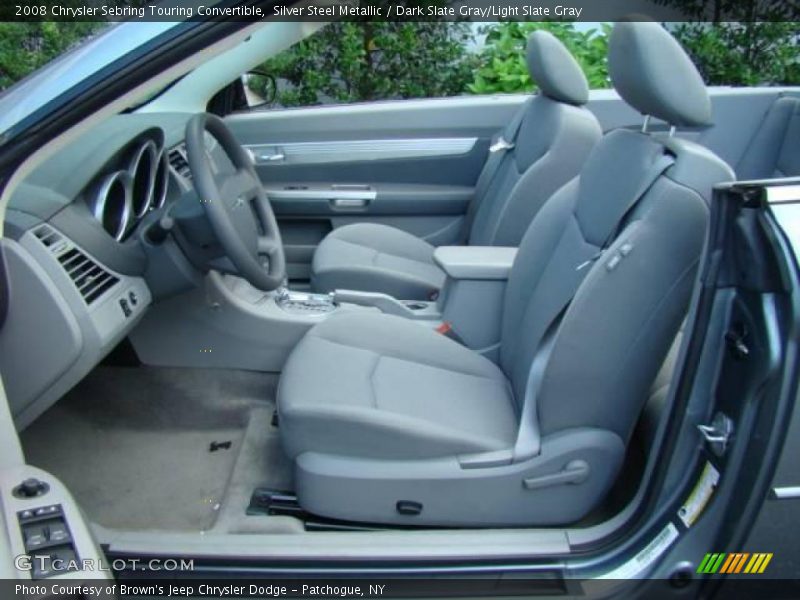 Silver Steel Metallic / Dark Slate Gray/Light Slate Gray 2008 Chrysler Sebring Touring Convertible