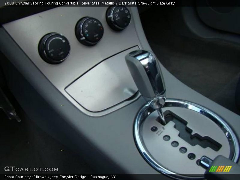 Silver Steel Metallic / Dark Slate Gray/Light Slate Gray 2008 Chrysler Sebring Touring Convertible