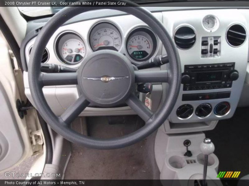 Cool Vanilla White / Pastel Slate Gray 2008 Chrysler PT Cruiser LX