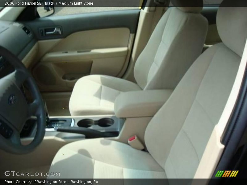 Black / Medium Light Stone 2006 Ford Fusion SE