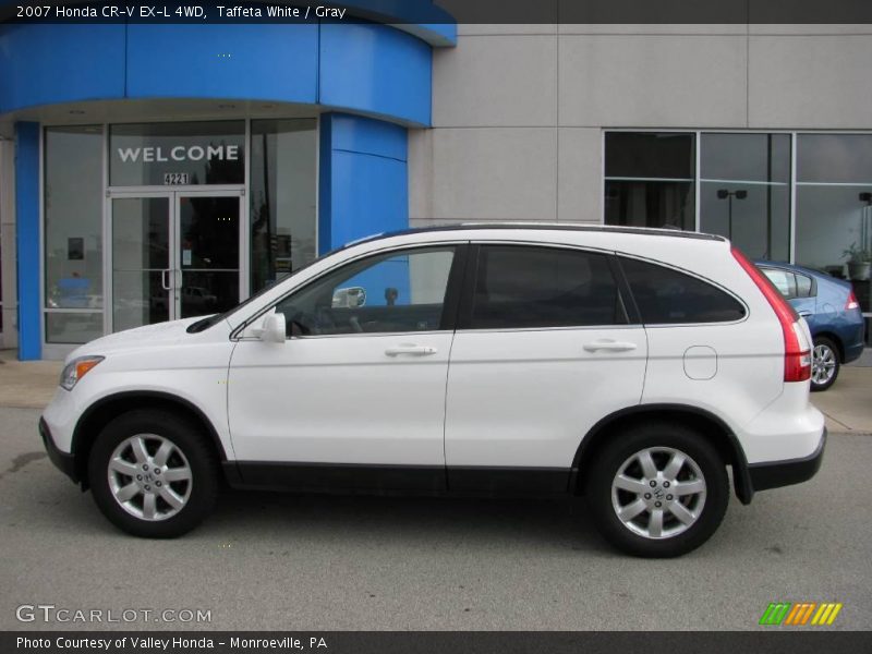 Taffeta White / Gray 2007 Honda CR-V EX-L 4WD