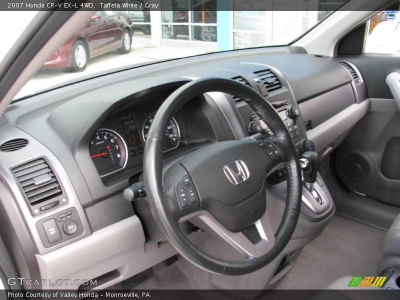 Taffeta White / Gray 2007 Honda CR-V EX-L 4WD