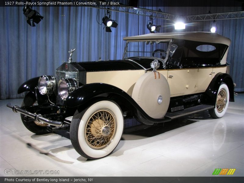 Tan / Black 1927 Rolls-Royce Springfield Phantom I Convertible