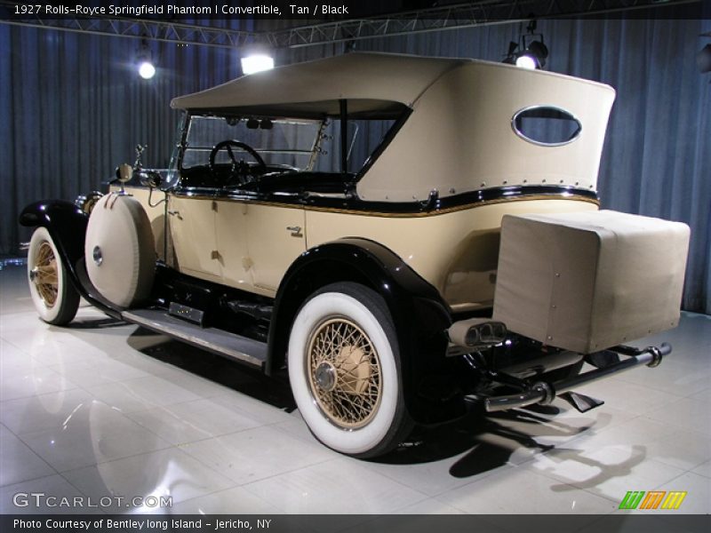 Tan / Black 1927 Rolls-Royce Springfield Phantom I Convertible
