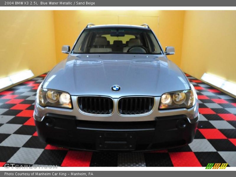 Blue Water Metallic / Sand Beige 2004 BMW X3 2.5i