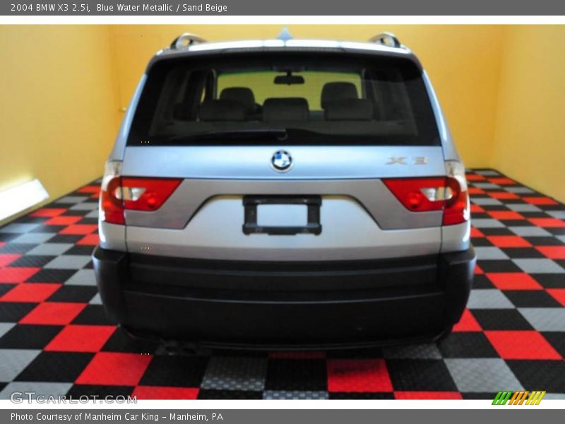 Blue Water Metallic / Sand Beige 2004 BMW X3 2.5i