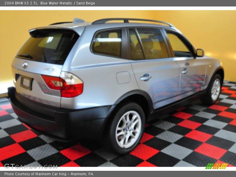 Blue Water Metallic / Sand Beige 2004 BMW X3 2.5i