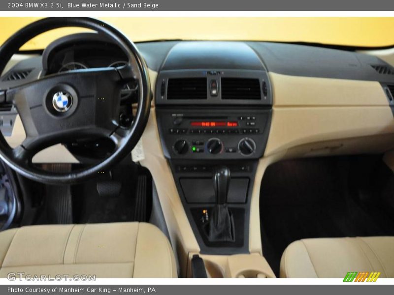 Blue Water Metallic / Sand Beige 2004 BMW X3 2.5i