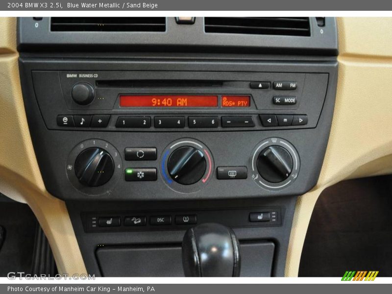 Blue Water Metallic / Sand Beige 2004 BMW X3 2.5i