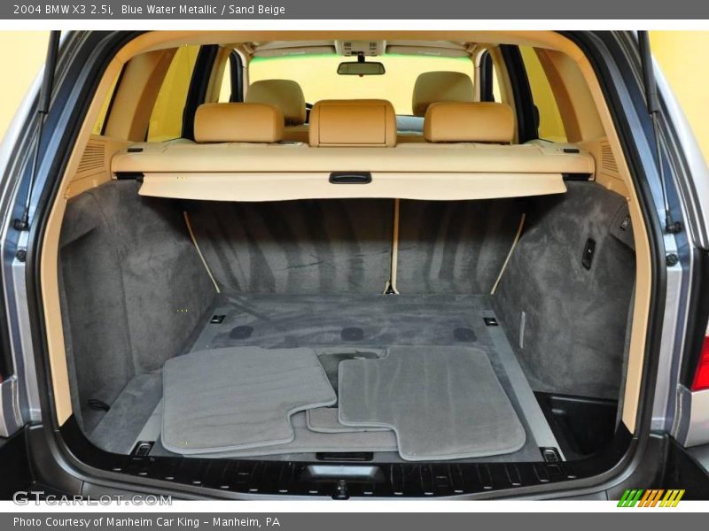 Blue Water Metallic / Sand Beige 2004 BMW X3 2.5i