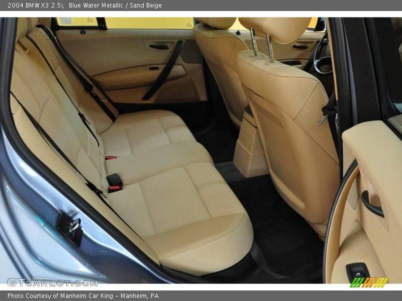 Blue Water Metallic / Sand Beige 2004 BMW X3 2.5i