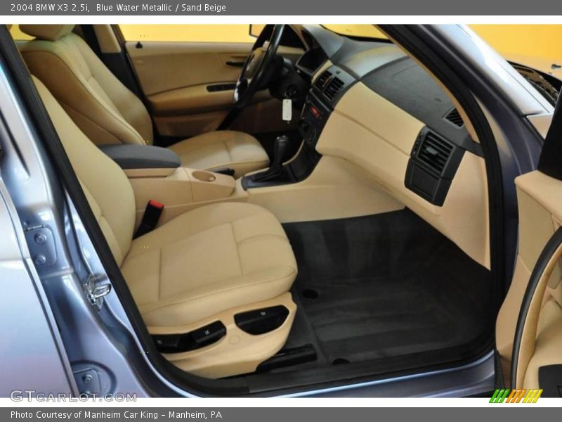 Blue Water Metallic / Sand Beige 2004 BMW X3 2.5i