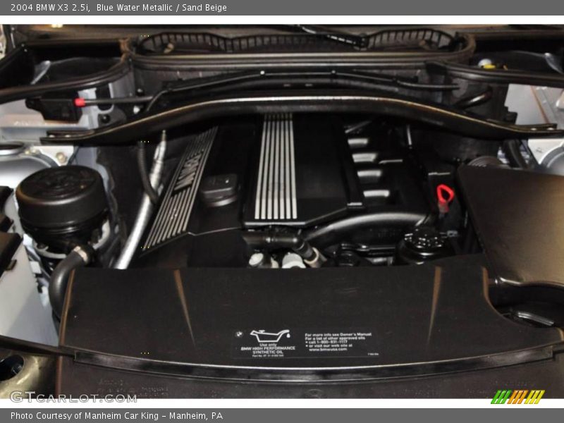 Blue Water Metallic / Sand Beige 2004 BMW X3 2.5i