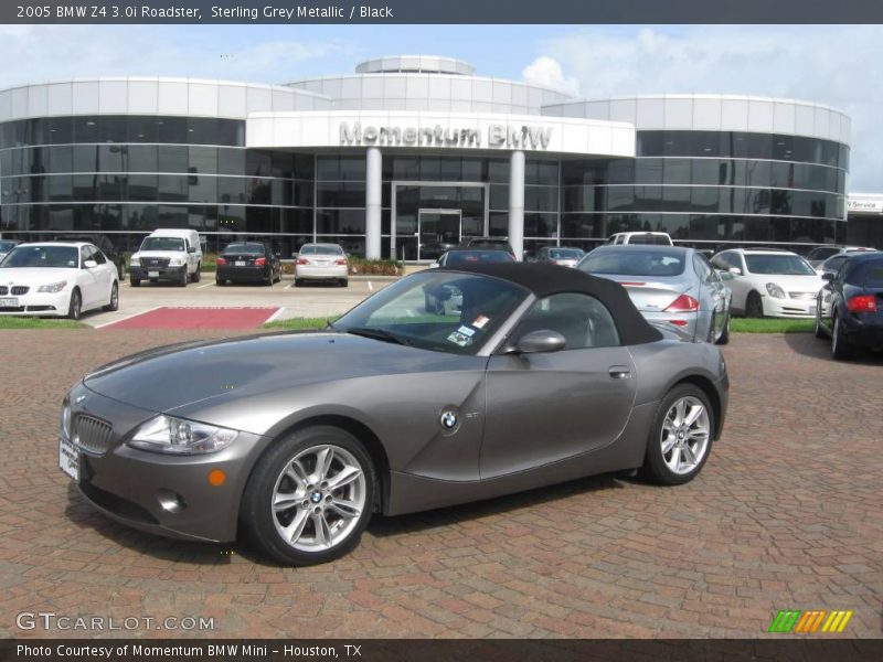 Sterling Grey Metallic / Black 2005 BMW Z4 3.0i Roadster