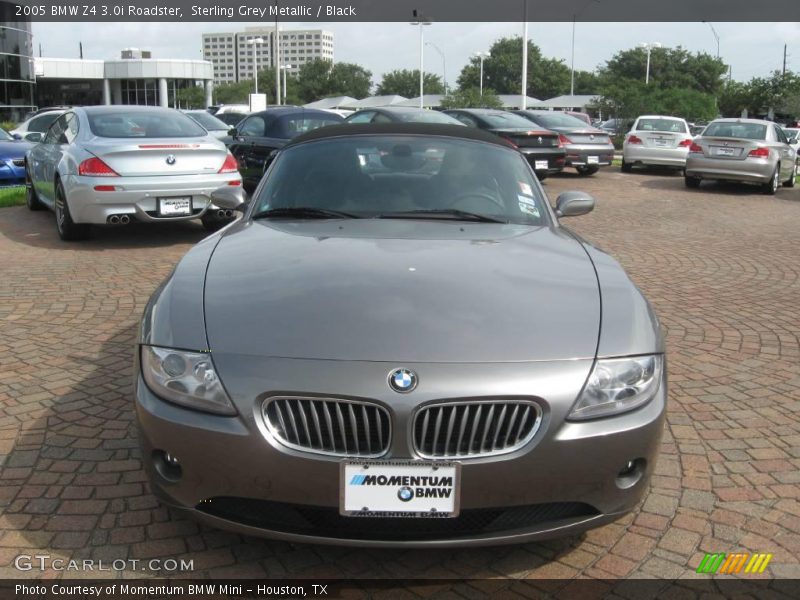 Sterling Grey Metallic / Black 2005 BMW Z4 3.0i Roadster