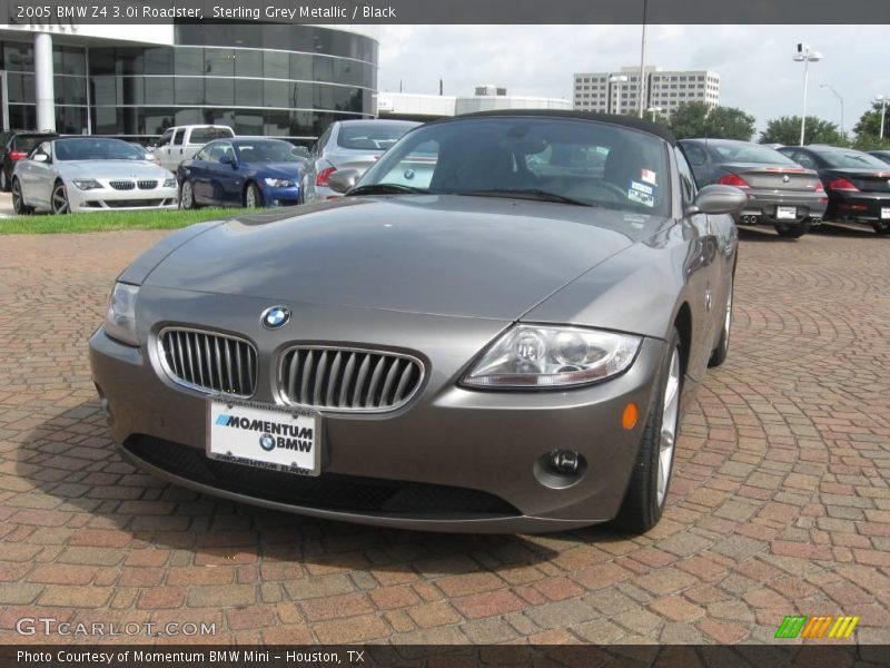 Sterling Grey Metallic / Black 2005 BMW Z4 3.0i Roadster