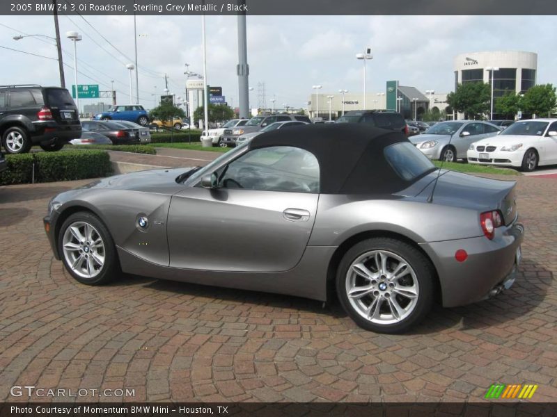 Sterling Grey Metallic / Black 2005 BMW Z4 3.0i Roadster