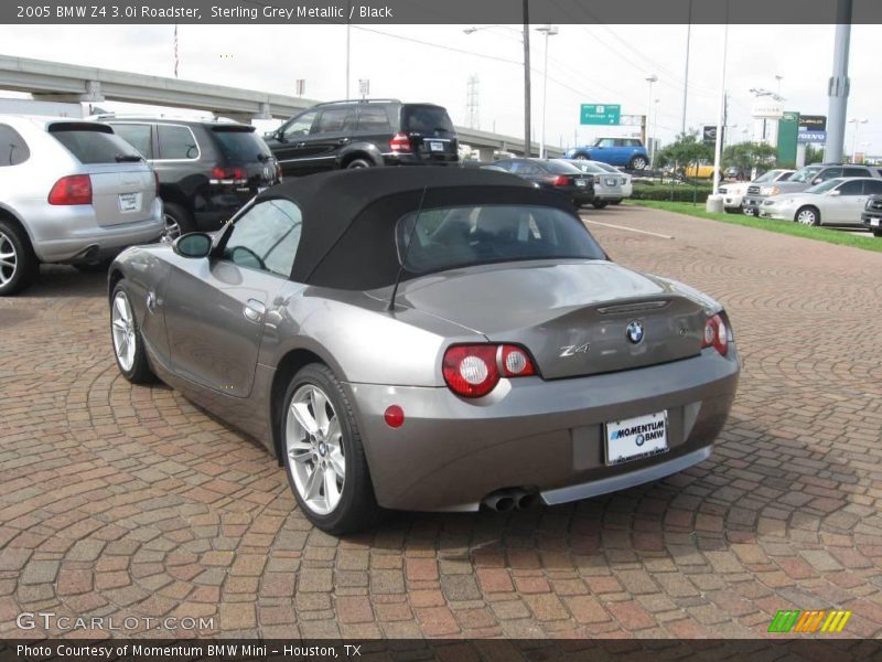 Sterling Grey Metallic / Black 2005 BMW Z4 3.0i Roadster