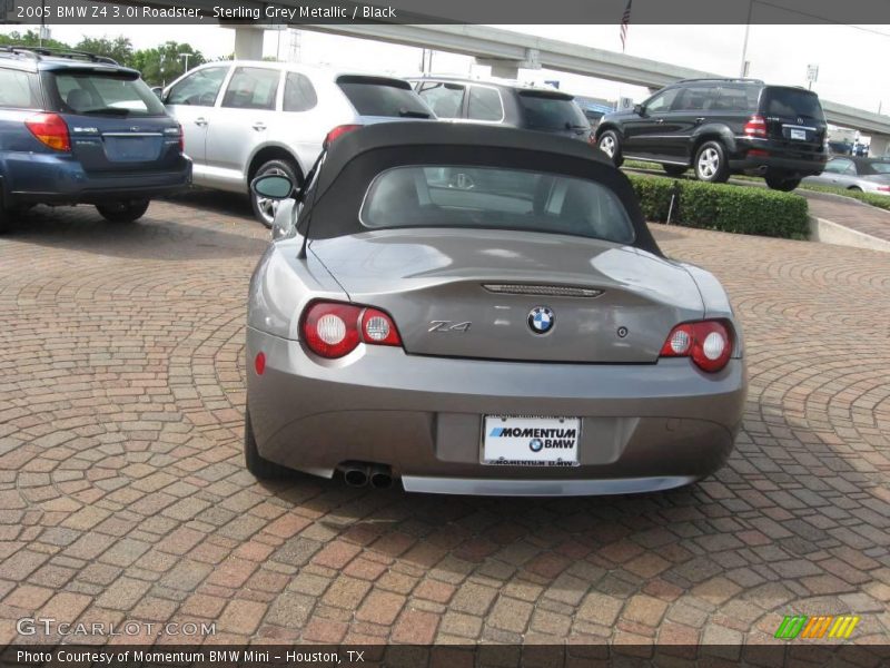 Sterling Grey Metallic / Black 2005 BMW Z4 3.0i Roadster