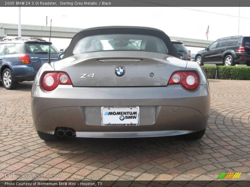 Sterling Grey Metallic / Black 2005 BMW Z4 3.0i Roadster
