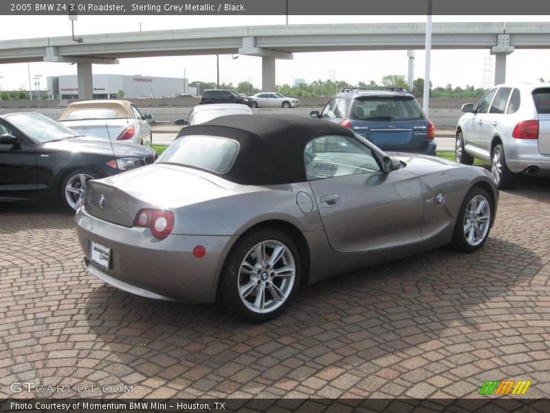 Sterling Grey Metallic / Black 2005 BMW Z4 3.0i Roadster