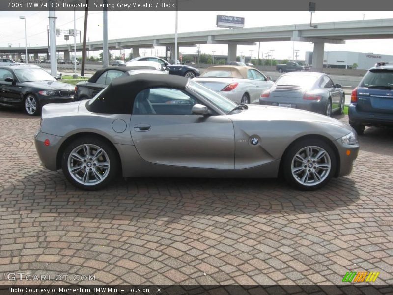 Sterling Grey Metallic / Black 2005 BMW Z4 3.0i Roadster