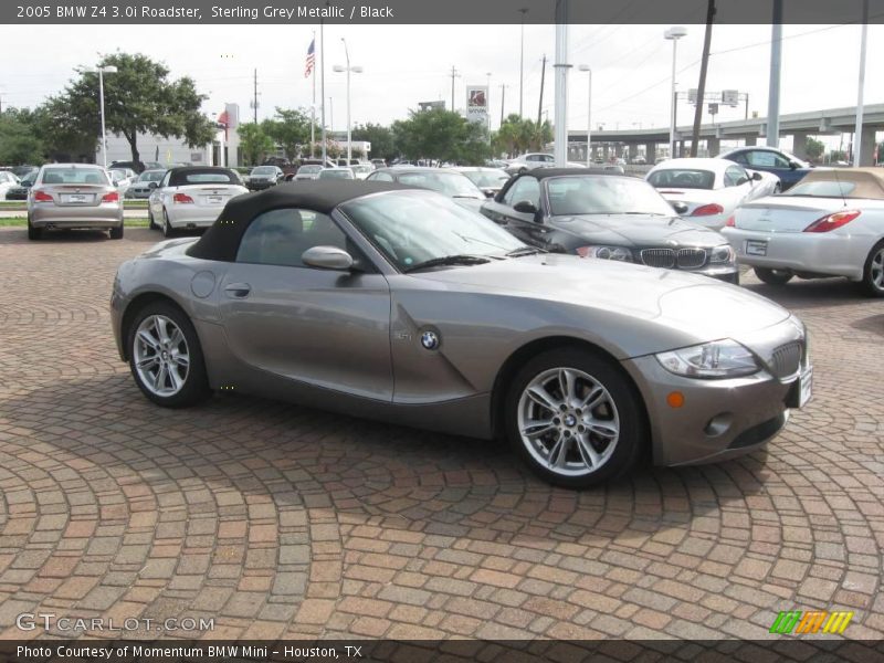 Sterling Grey Metallic / Black 2005 BMW Z4 3.0i Roadster