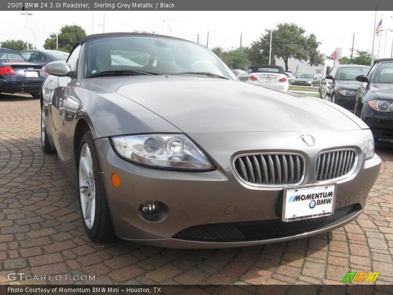 Sterling Grey Metallic / Black 2005 BMW Z4 3.0i Roadster