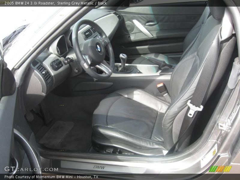 Sterling Grey Metallic / Black 2005 BMW Z4 3.0i Roadster