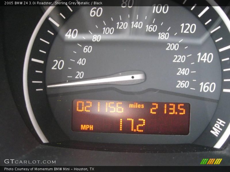 Sterling Grey Metallic / Black 2005 BMW Z4 3.0i Roadster