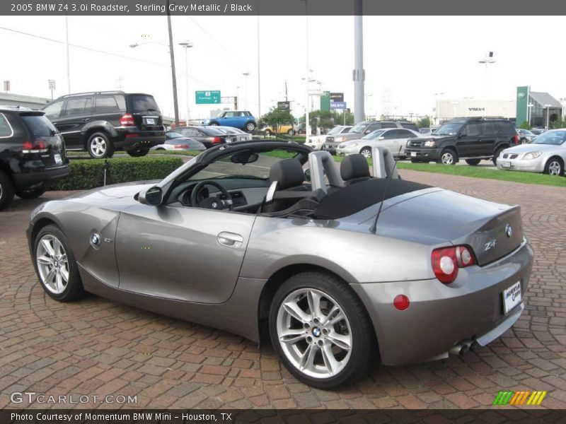 Sterling Grey Metallic / Black 2005 BMW Z4 3.0i Roadster