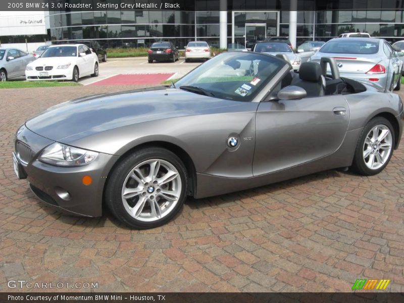 Sterling Grey Metallic / Black 2005 BMW Z4 3.0i Roadster