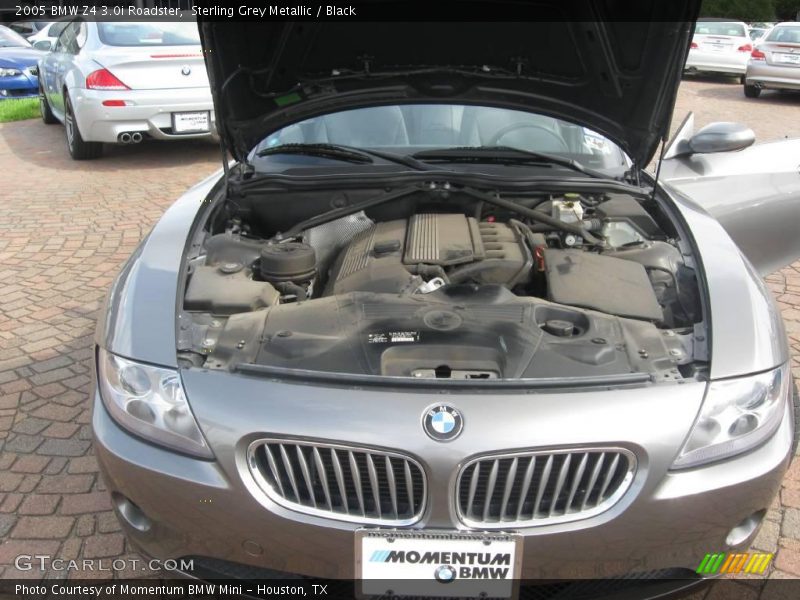 Sterling Grey Metallic / Black 2005 BMW Z4 3.0i Roadster