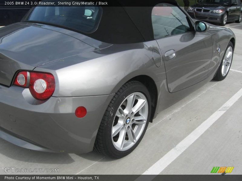 Sterling Grey Metallic / Black 2005 BMW Z4 3.0i Roadster