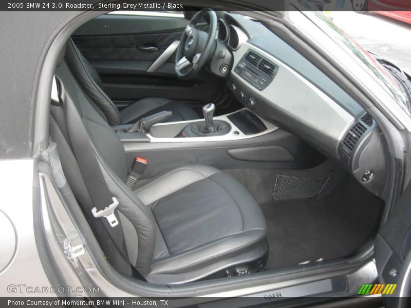 Sterling Grey Metallic / Black 2005 BMW Z4 3.0i Roadster