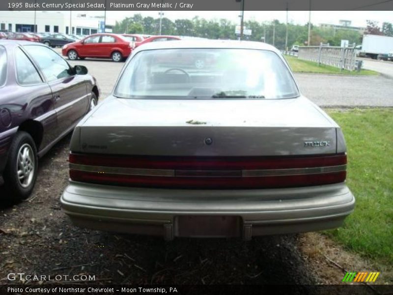 Platinum Gray Metallic / Gray 1995 Buick Century Special Sedan
