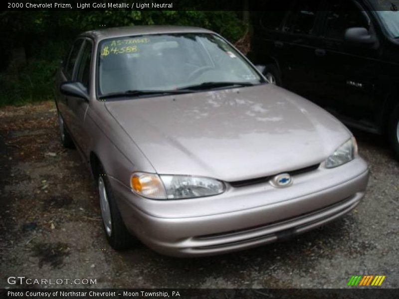 Light Gold Metallic / Light Neutral 2000 Chevrolet Prizm