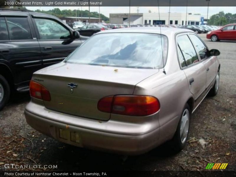 Light Gold Metallic / Light Neutral 2000 Chevrolet Prizm