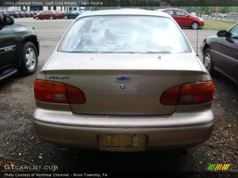Light Gold Metallic / Light Neutral 2000 Chevrolet Prizm