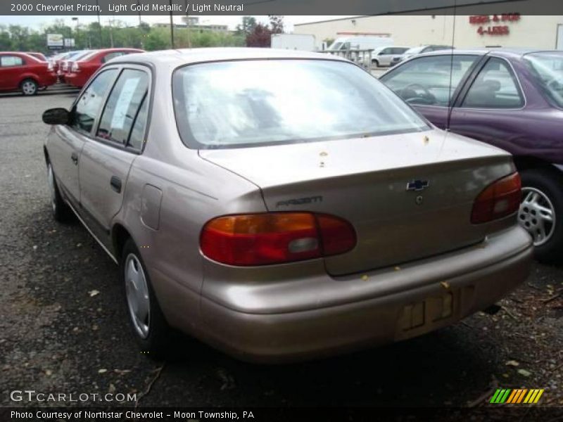 Light Gold Metallic / Light Neutral 2000 Chevrolet Prizm