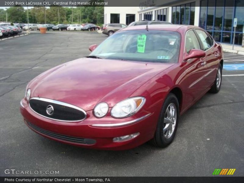 Cardinal Red Metallic / Neutral 2005 Buick LaCrosse CXL
