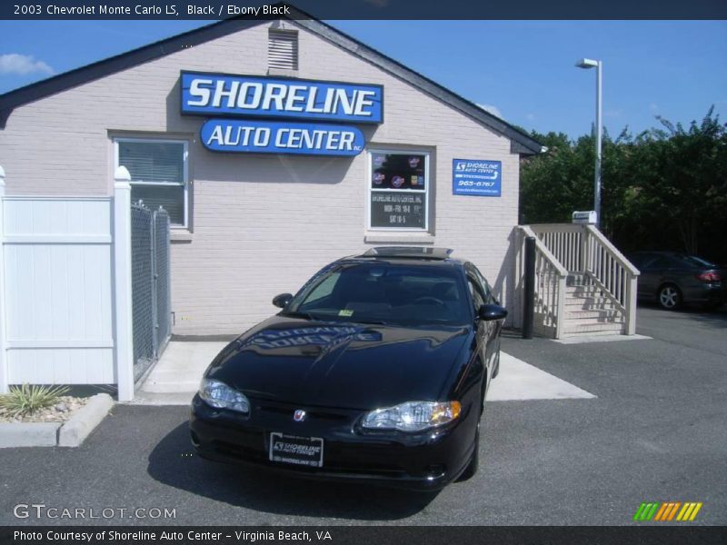 Black / Ebony Black 2003 Chevrolet Monte Carlo LS