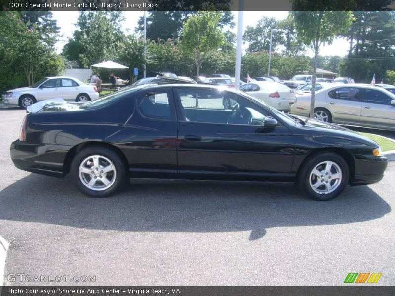 Black / Ebony Black 2003 Chevrolet Monte Carlo LS