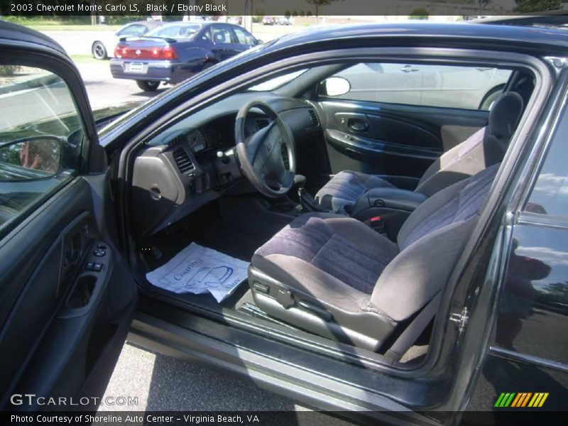 Black / Ebony Black 2003 Chevrolet Monte Carlo LS