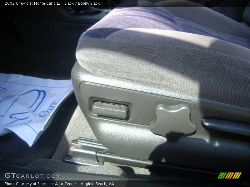 Black / Ebony Black 2003 Chevrolet Monte Carlo LS